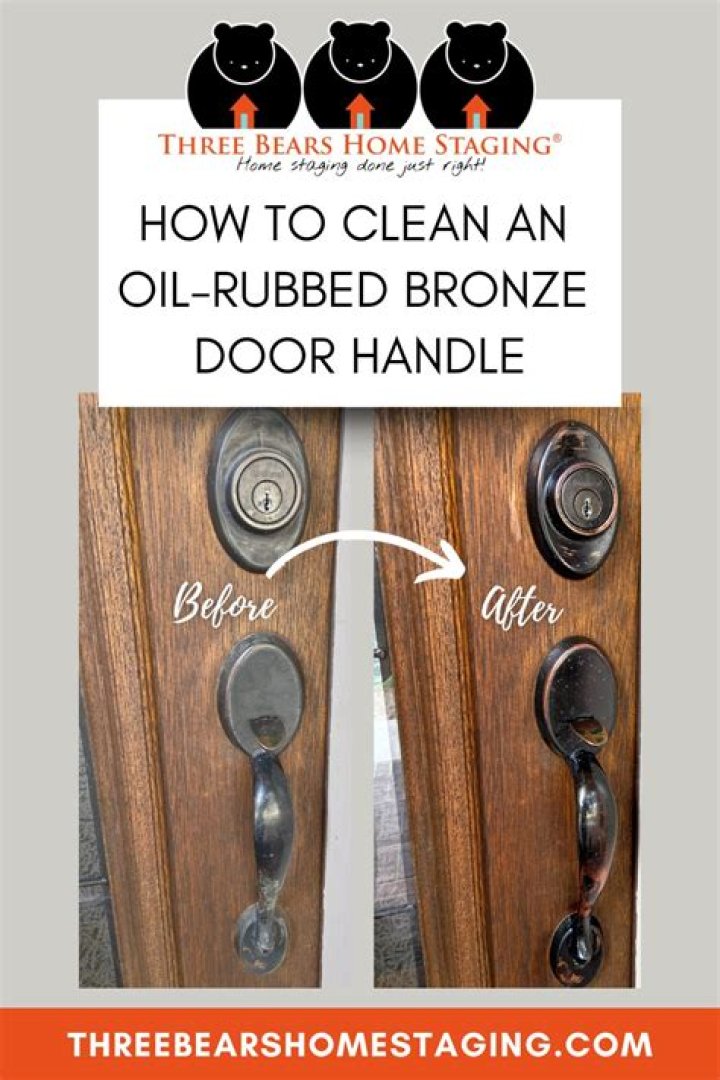 How do you restore a bronze door knob