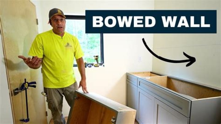 How do you scribe a cabinet to the wall?
