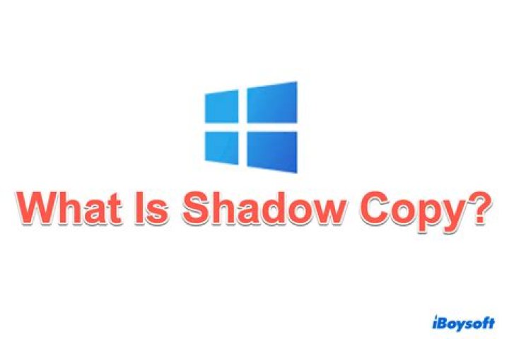 How do you shadow copy?