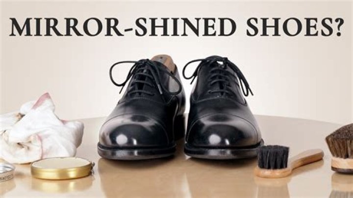 How do you shine shoes with olive oil