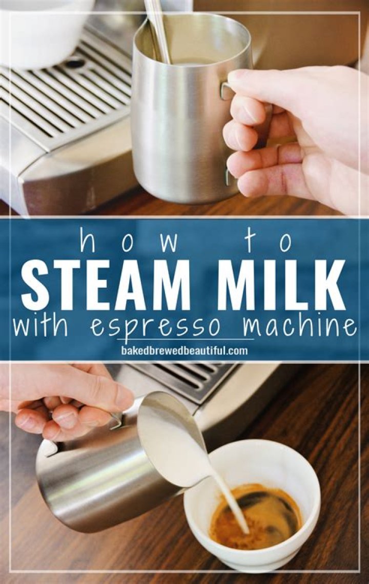 How do you steam milk without a steamer or microwave?