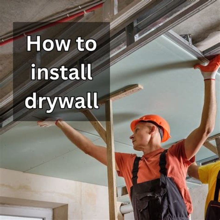 How do you take down a drywall ceiling?