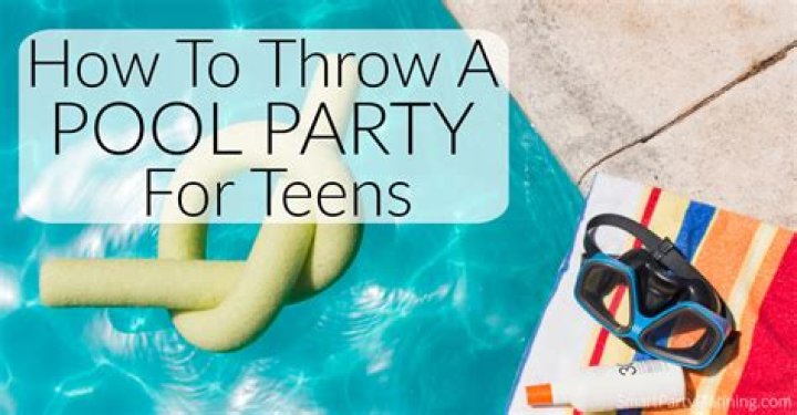 How do you throw a pool party without a pool