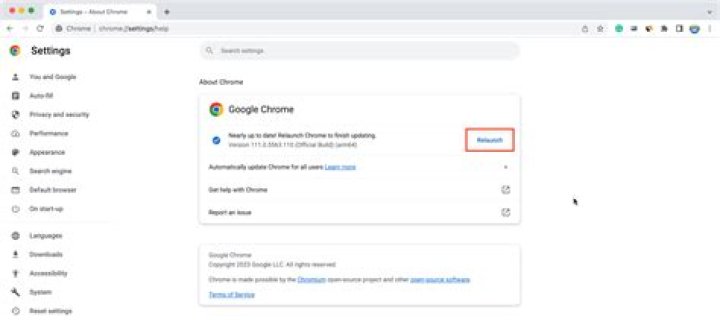 How do you update Chrome?