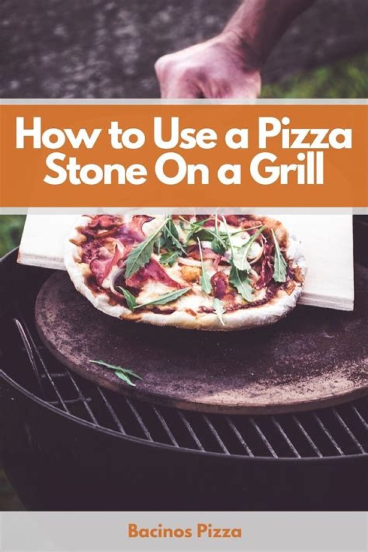 How do you use a pizza stone on a gas grill?