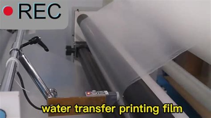 How do you use hydrographic water transfer film?