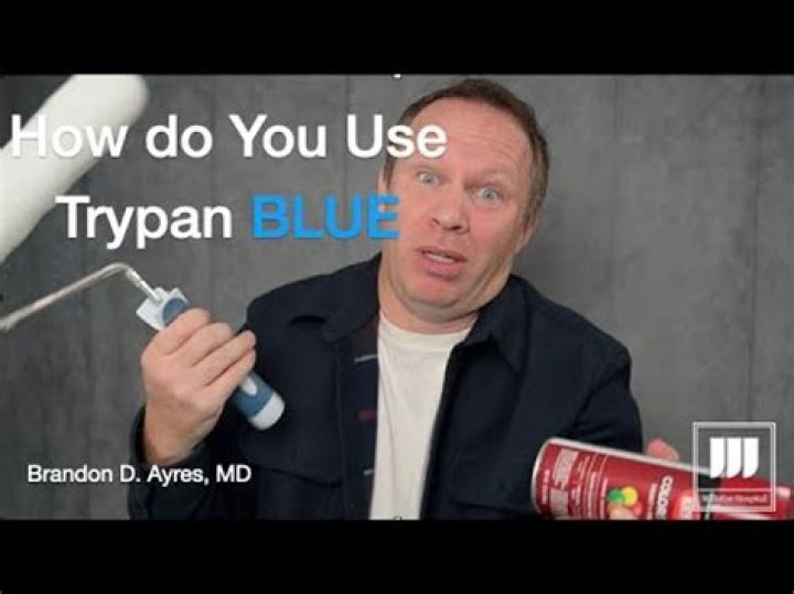 How do you use trypan blue