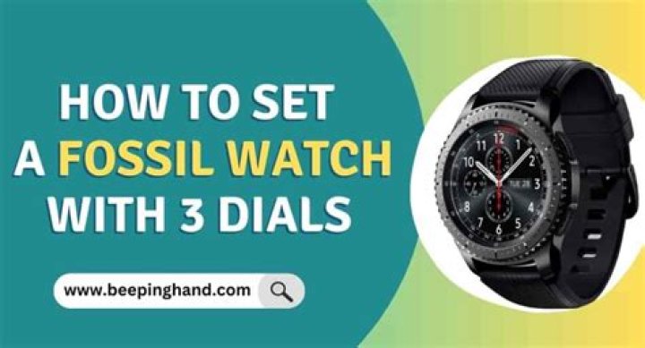How do you wind a Fossil watch?