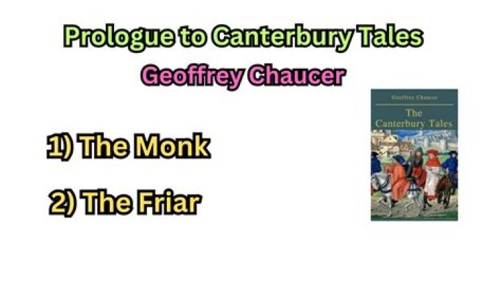 How does Chaucer describe the friar