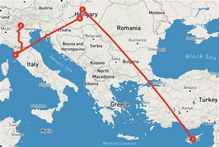 How far is Italy from New York by plane?