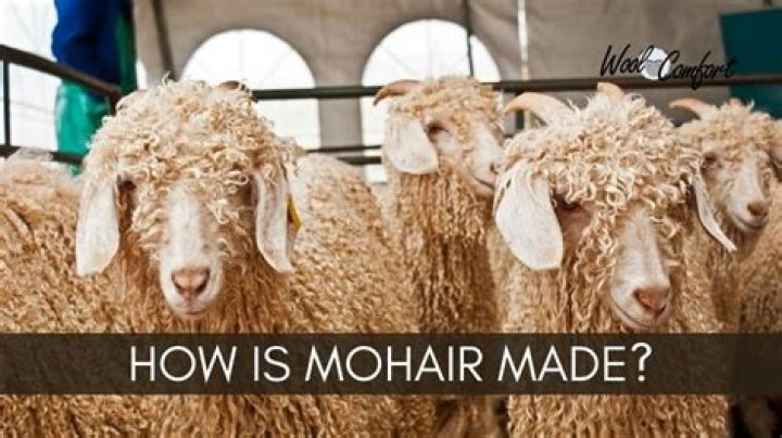 How is mohair made into fabric?