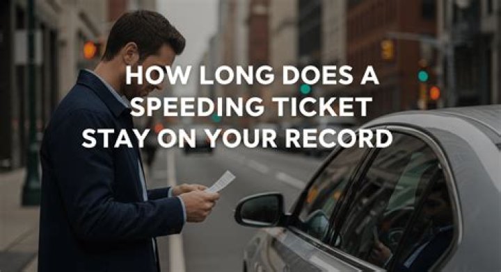 How long do speeding tickets stay on your record in Arizona?