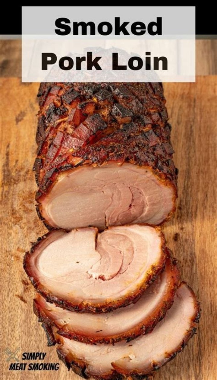 How long do you smoke a pork loin per pound?