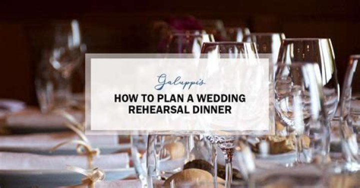 How long does a rehearsal dinner last