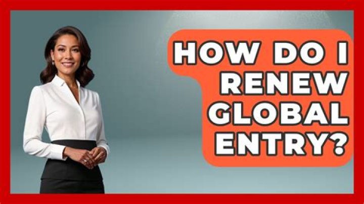 How long does it take to renew global entry?