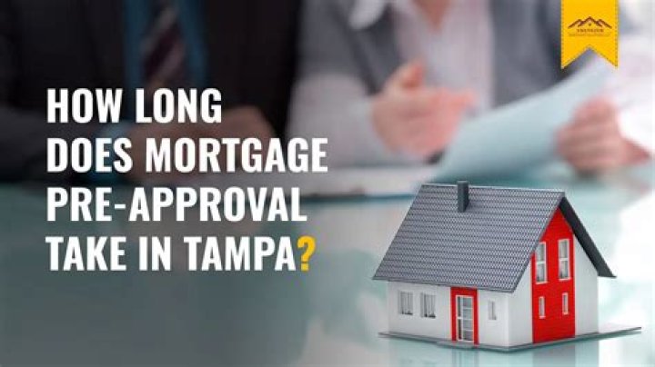How long does loan pre approval take
