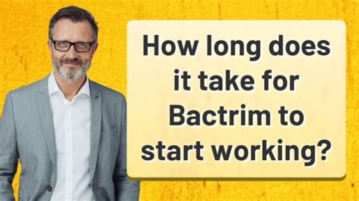 How long should I take Bactrim?