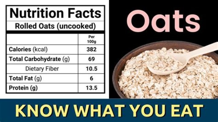 How many calories are in a cup of cooked rolled oats