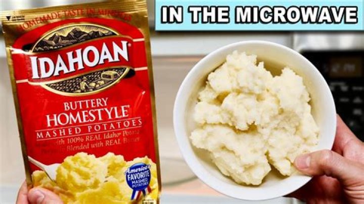 How many calories are in idahoan microwavable mashed potatoes