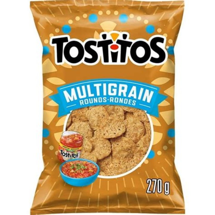 How many calories are in Tostitos Multigrain Chips?