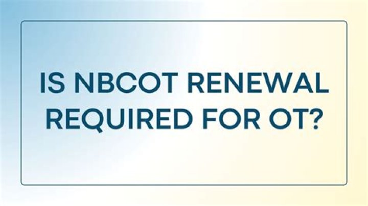 How many CEUS are required for Nbcot renewal