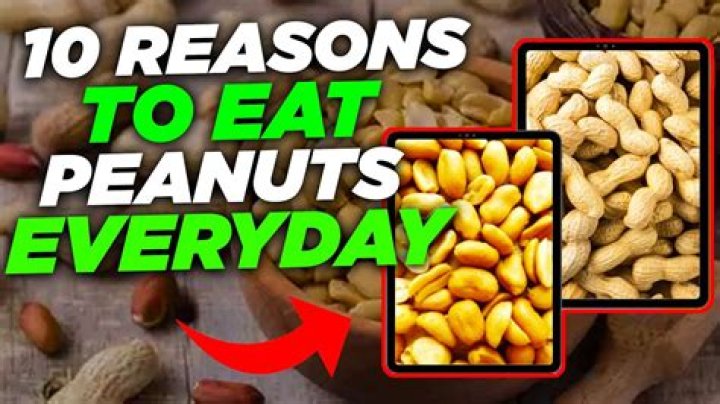 How many grams of peanuts should I eat per day