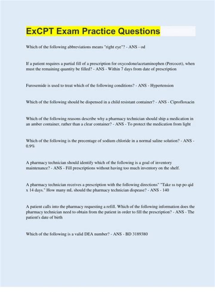 How many questions are on the ExCPT exam