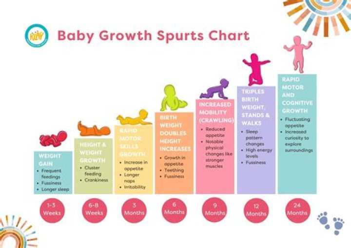 How much does a 2 year old grow in 6 months?