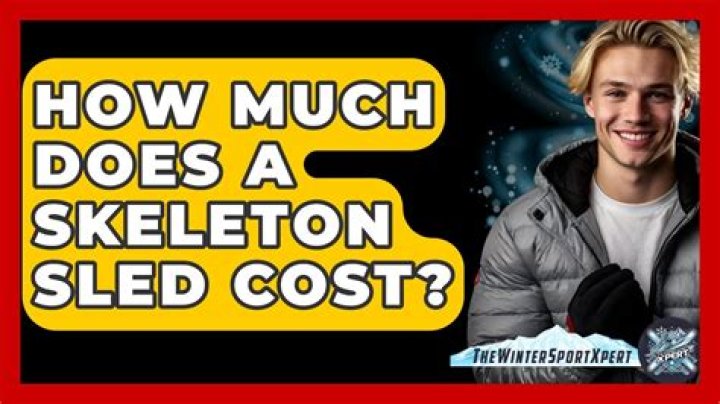 How much does a skeleton sled cost