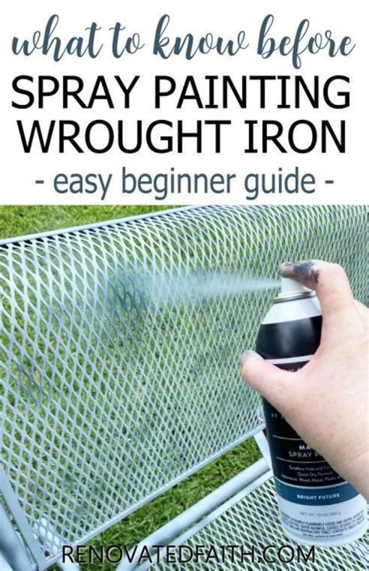 How much does it cost to paint wrought iron
