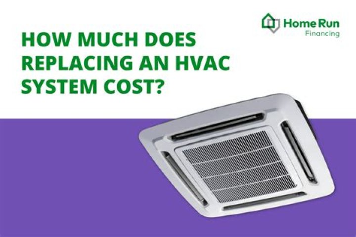 How much does it cost to replace an HVAC system
