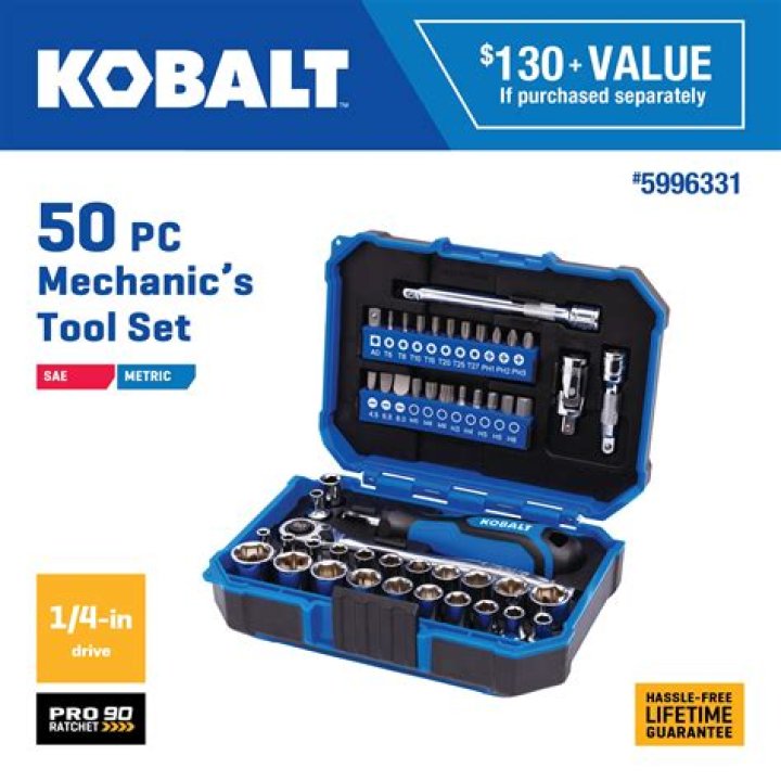 How much is a Kobalt socket set