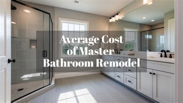 How much is a master bathroom remodel