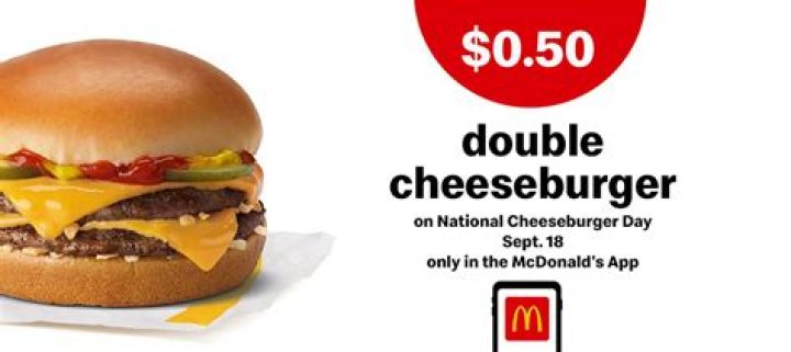 How much is a triple cheeseburger from McDonald's?
