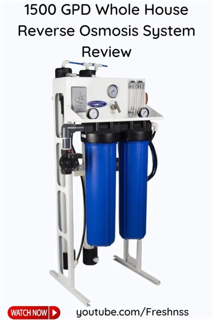 How much is a whole house reverse osmosis system
