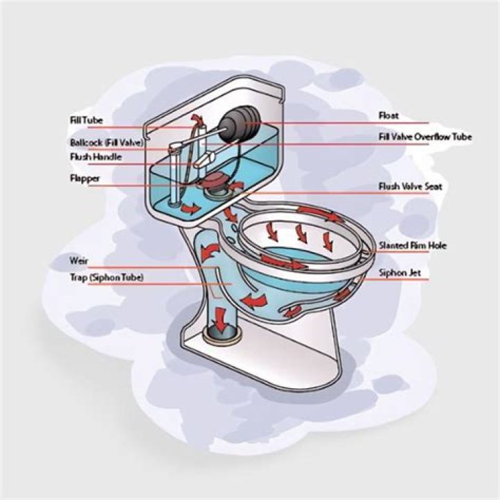 How much water is wasted flushing a toilet?