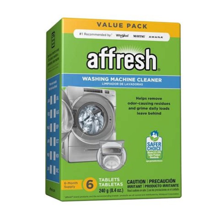 How often should you clean your washing machine with affresh?