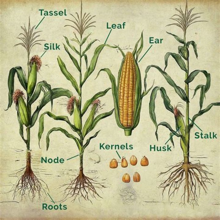 How tall can a corn plant get?