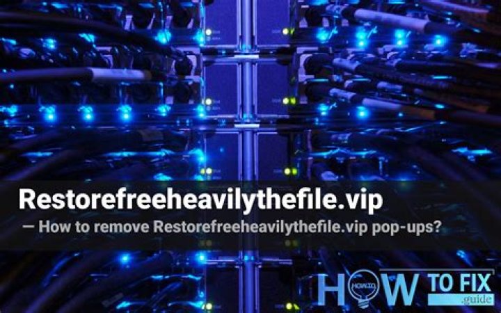 How to remove Restorefreeheavilythefile.vip pop-ups? — Fix Guide