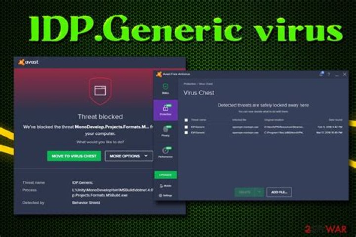 IDP.Generic Malware ✔️ Avast IDP Generic Detection