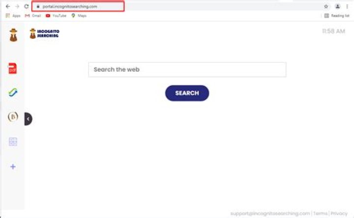 IncognitoSearching browser hijacker removal instructions