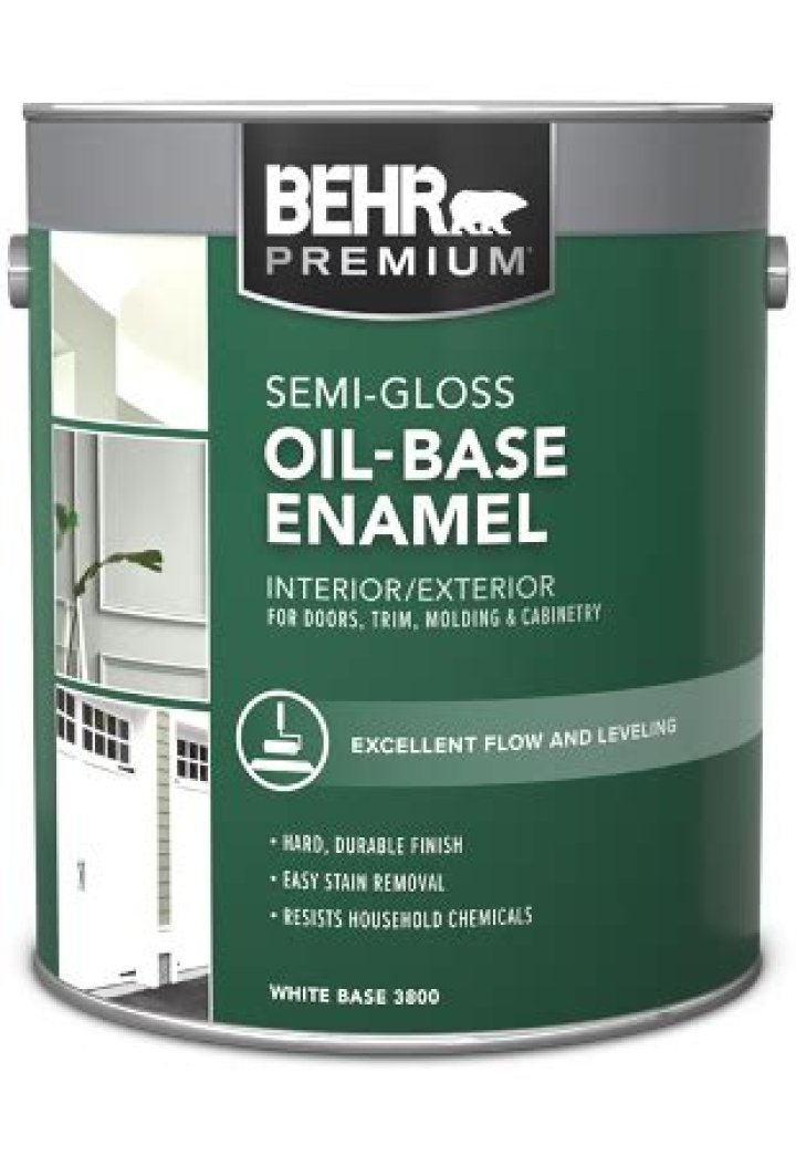 Is Behr exterior enamel paint water based?