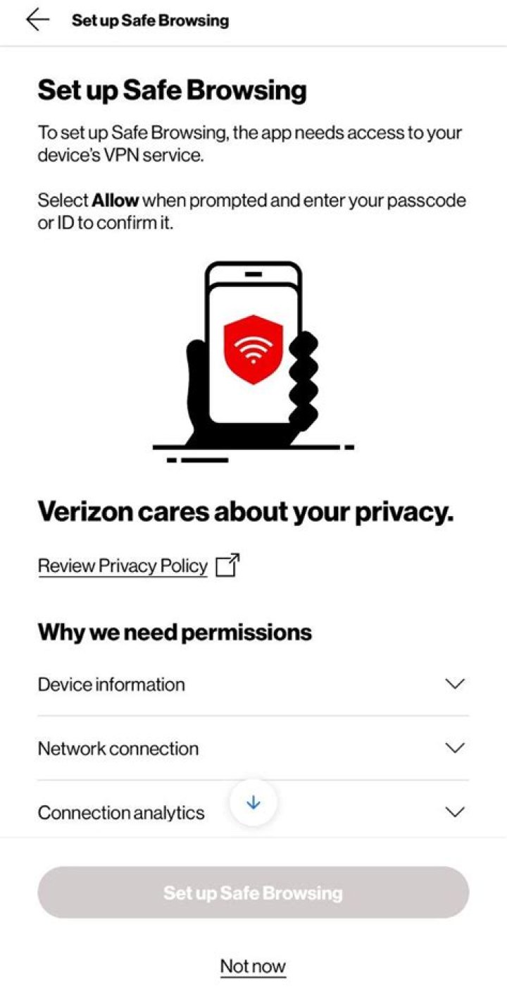 Is digital secure free with Verizon