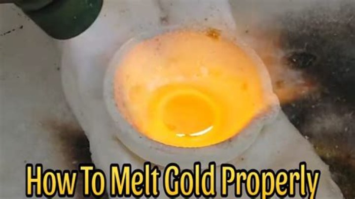 Is it illegal to melt gold