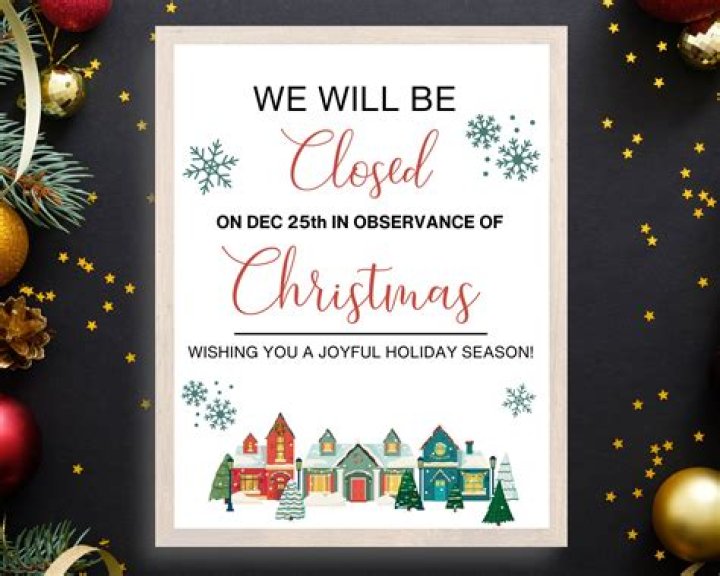 Is Publix closed Christmas Day?