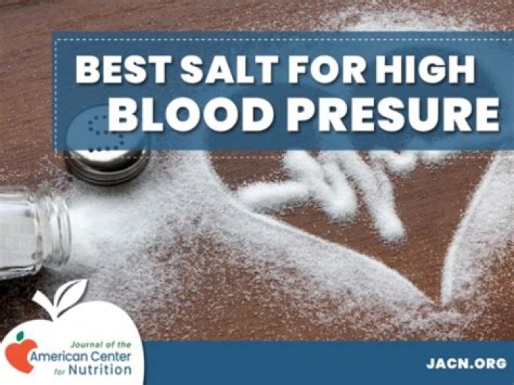 Is rock salt good for high blood pressure?