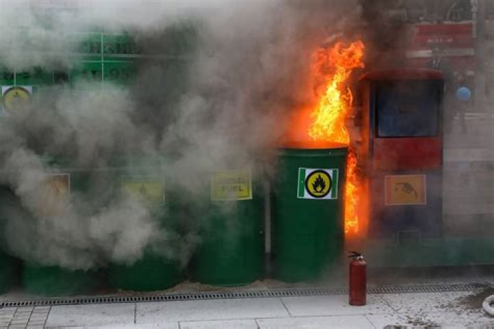 Is silica flammable?