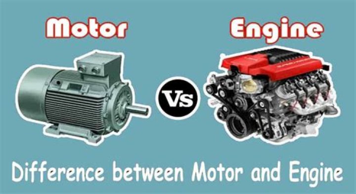 Is the motor and engine the same thing?