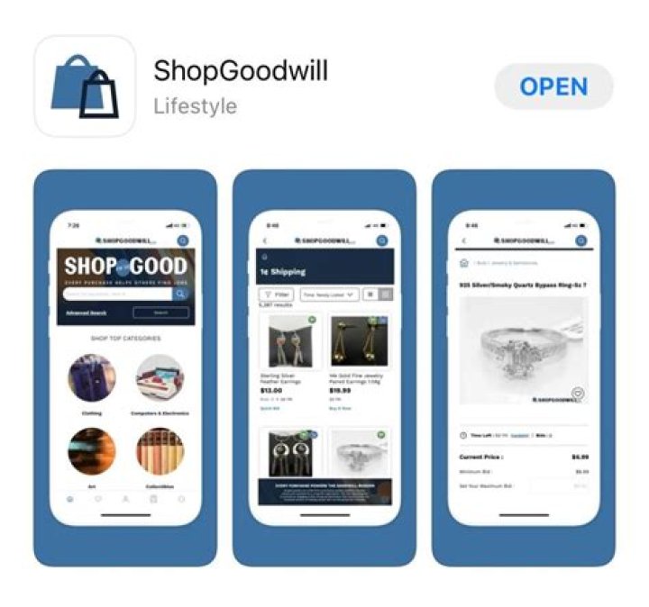 Is there a goodwill app?