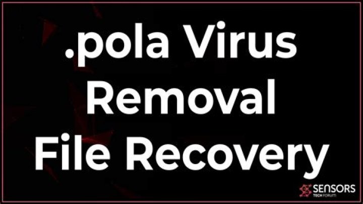 POLA Virus (.pola File) Ransomware — ✅Remove & Decrypt Files